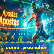 como preencher recibo de pagamento